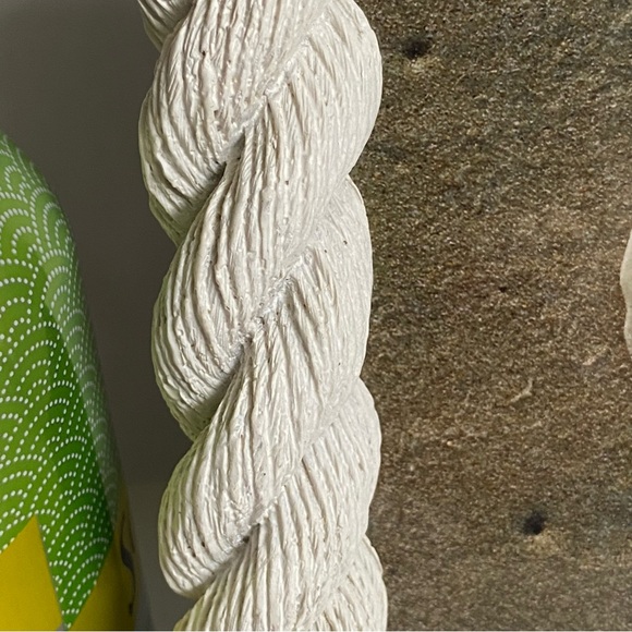 Rope Frame Sheffield Home Nautical Resin White Twisted 4 X 6 Photo Beach EUC - Picture 16 of 16